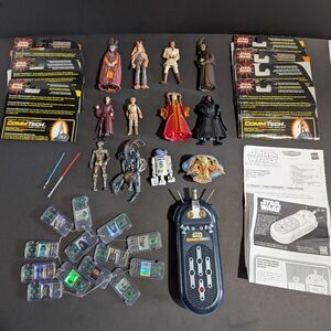 Star Wars Commtech Electronic Chip Reader With Figures And Talking Chips